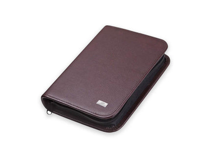 Bollmann Leather Ampoule Holder - Burgundy