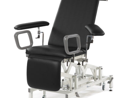 MEDICARE GYNAE COUCH - ELECTRIC BACKREST Black