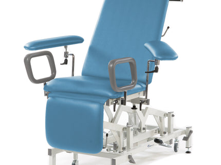 MEDICARE PHLEBOTOMY COUCH - ELECTRIC Sky Blue