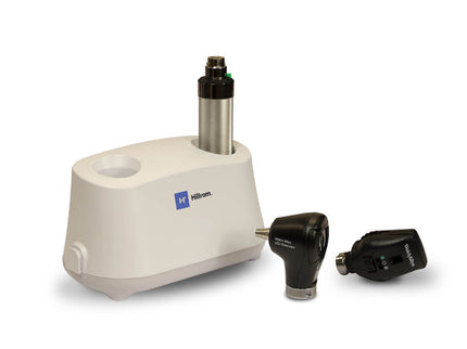 Welch Allyn 3.5V Desk Charger Set with LED Otoscope, Coaxial LED Ophthalmoscope, Rechargeable 3.5 V NiCad handle"