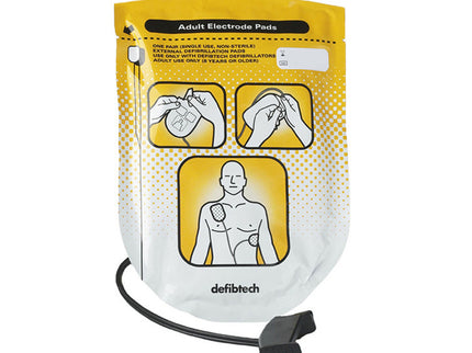Defibtech Adult Defibrillator Pads for AED and AUTO - One Pair