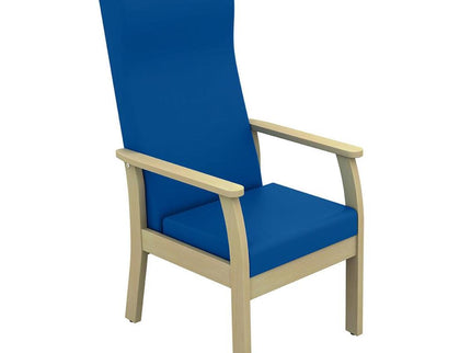 Sunflower Atlas Patient High Back Arm Chair - Anti Bac Vinyl Navy