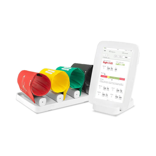 MESI mTABLET ABI Automated wireless Ankle-Brachial Index system with 3CUFF SmartArm EHR