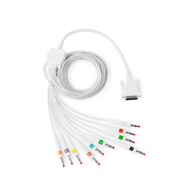 MESI ECG Patient cable - banana connectors (AHA)