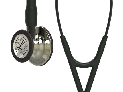 3M Littmann Cardiology IV Diagnostic Stethoscope - Black with Champagne Chestpiece Black with Champagne Finish