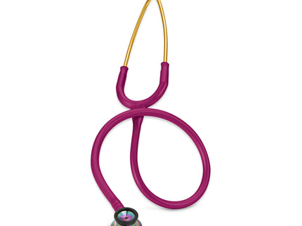 3M Littmann Classic II Infant Stethoscopes - Raspberry with Rainbow Chestpiece