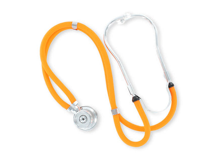 Timesco Twin Tube (Sprague Rappaport) Stethoscope - Orange