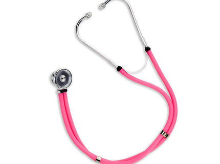 Timesco Twin Tube (Sprague Rappaport) Stethoscope - Pink