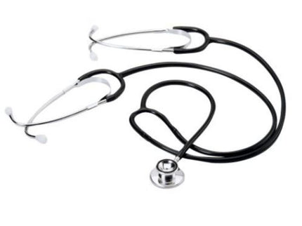 Timesco Dual Head Teaching Stethoscope - Black Black