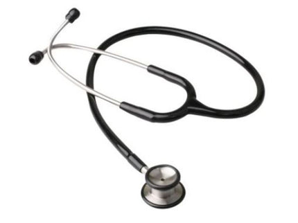 Timesco Professional Deluxe Dual Head Stethoscope - Black Black