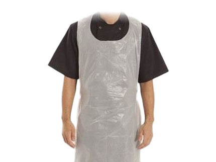 White Economy Aprons - Pack of 100 69x107cm / 27x42"