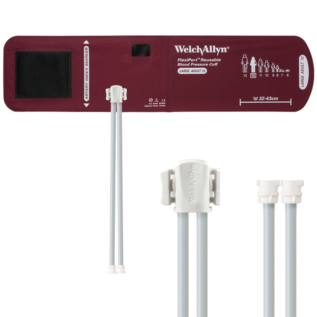Flexiport Double Tube Cuff with Locking Connector Large Adult 32-43cm