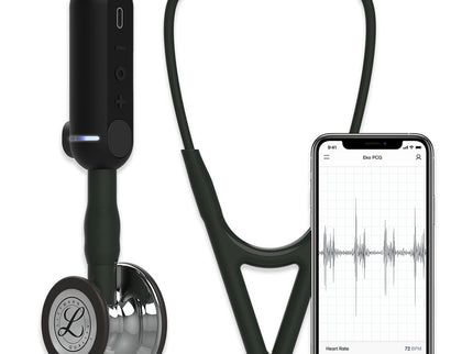 3M LITTMANN CORE DIGITAL STETHOSCOPE BLACK Black/Silver