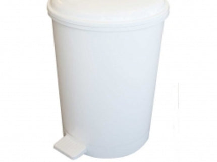 Plastic Pedal Bin White 40L