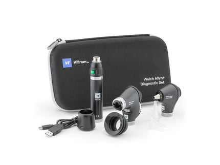 Welch Allyn 3.5V Diagnostic Set with PanOptic Basic LED Ophthalmoscope & MacroView Basic LED Otoscope