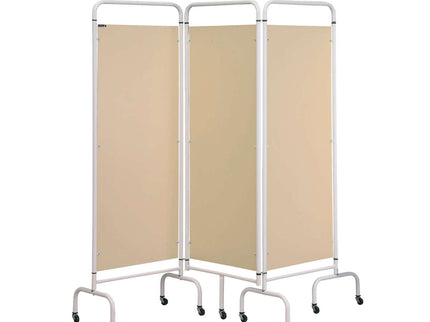 Sunflower 3 Panel Mobile Folding Ward Screen - Sky Blue Sky Blue