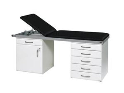 Sunflower 2 Section Specialist Couch System with White Base White Base with Black Upholstery