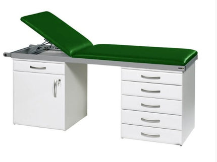 Sunflower 2 Section Specialist Couch System with White Base White Base with Green Upholstery