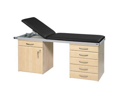 Sunflower 2 Section Specialist Couch System with Maple Base Maple Base with Black Upholstery