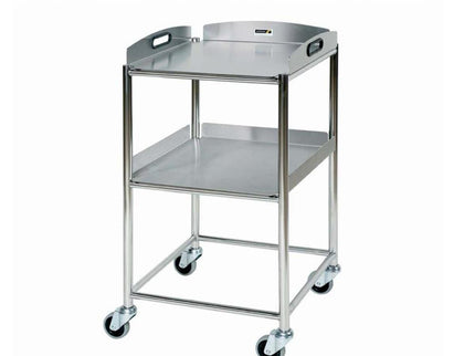 Sunflower Small Surgical Trolley with 2 Stainless Steel Trays Stainless Steel
