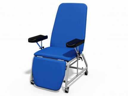 Plinth Medical Reclining Phlebotomy Chair ALANTIC BLUE