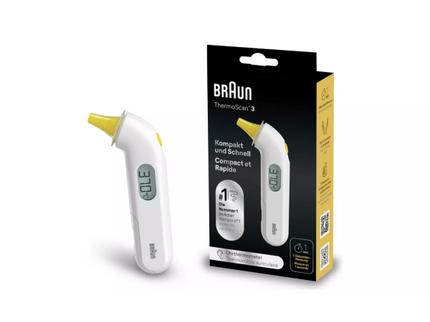 Braun ThermoScan 3 Ear Thermometer IRT3030 White
