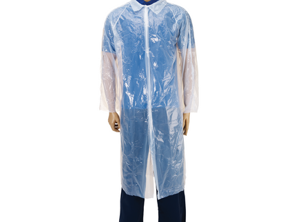 Disposable Plastic Visitor Coats (One Size)