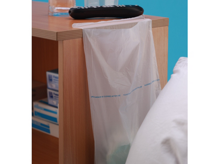 Bedside Locker Waste Bags White (27 x 46 cm)