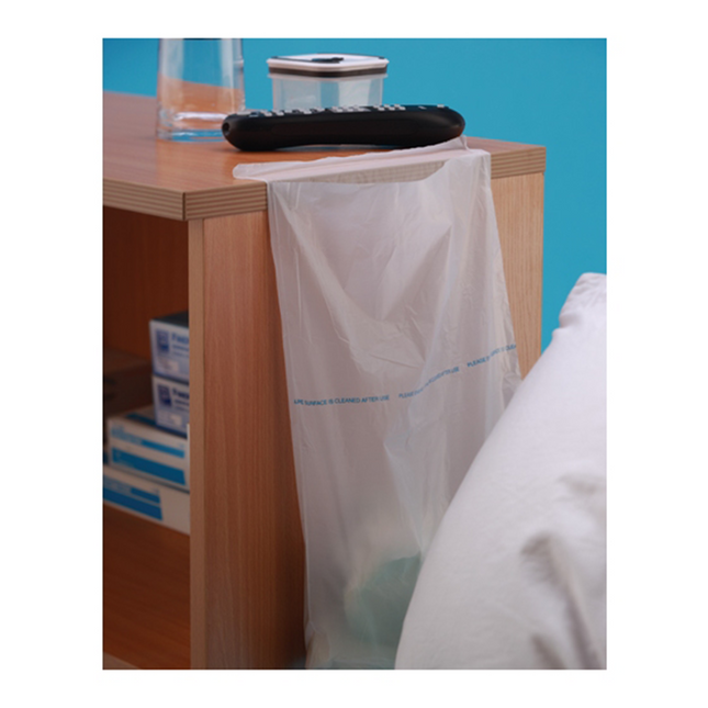 Bedside Locker Waste Bags White (27 x 46 cm)