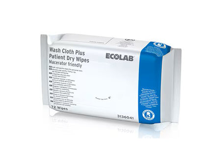 Wash Cloth Plus Patient Dry Wipes