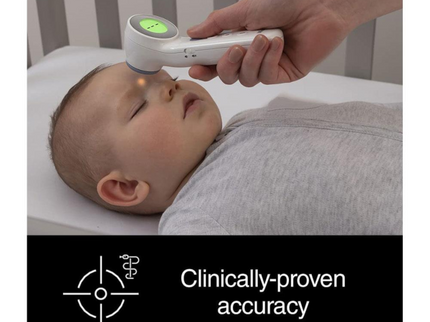 Braun No Touch and Touch Thermometer with Age Precision White