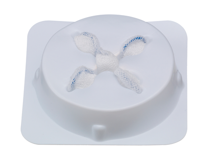 Premier Detectors Sterile X-Ray Detectable Pledgets Swabs White (0.95 x 1.25 cm)