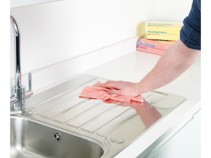 Multi–Purpose Cleaning Cloths Red