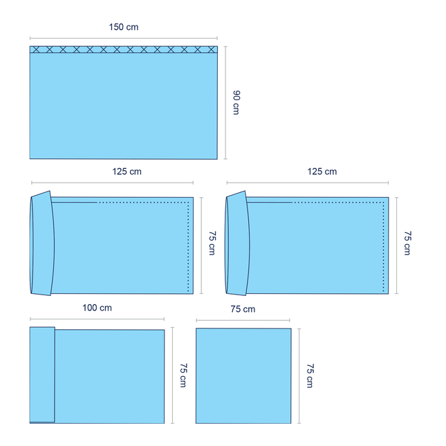 365 Lithotomy Surgical Drape Sets
