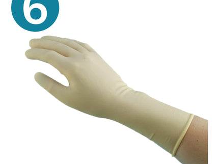 Non–Sterile Latex Procedure Gloves Natural (6.0) x200 pairs