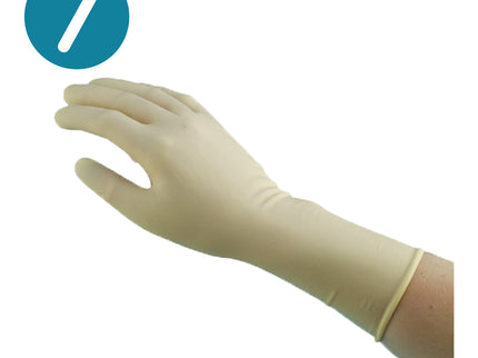Non–Sterile Latex Procedure Gloves Natural (7.0) x200 pairs