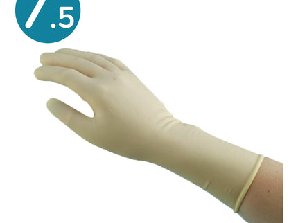 Non–Sterile Latex Procedure Gloves Natural (7.5) x25 pairs