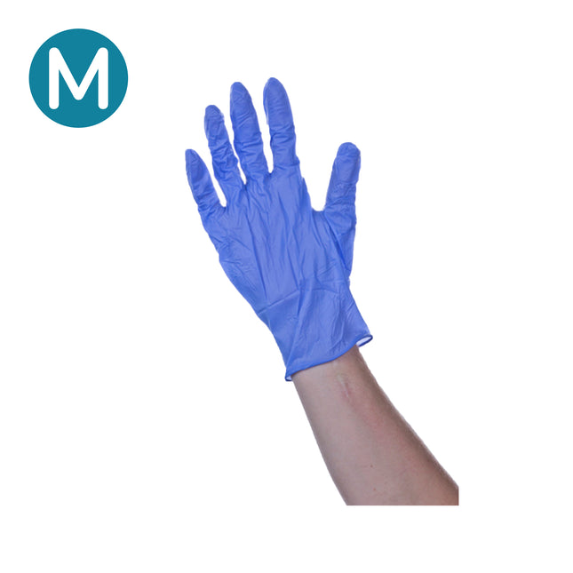 Bodyguards Sterile Nitrile Examination Gloves Blue (Medium) X50 pairs