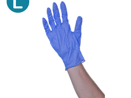 Bodyguards Sterile Nitrile Examination Gloves Blue (Large) x50pairs