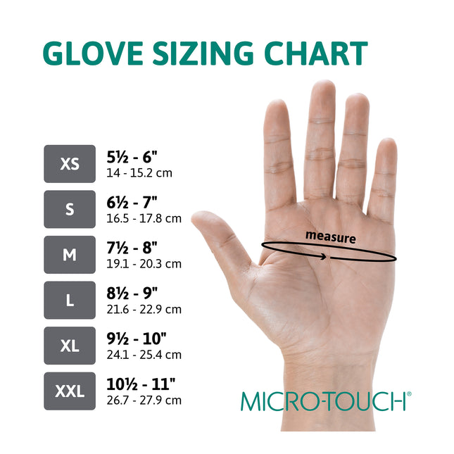 Micro–Touch® Sterile Latex Examination Gloves White (Small) x50 pairs