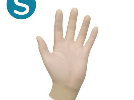 Sterile Latex Examination Gloves Natural (Small) x50 pairs