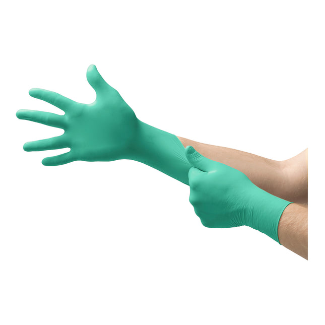 Micro–Touch® Affinity™ Non–Sterile Neoprene Examination Gloves Green (Large) x100 pairs