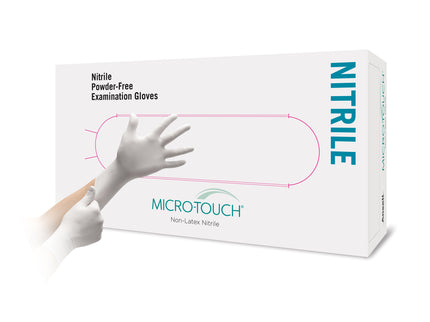 Micro–Touch® Nitrile Non–Sterile Examination Gloves White (X–Large) x120 pairs