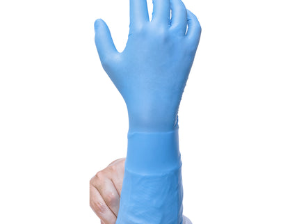Microflex® 93–243 Non–Sterile Nitrile Examination Gloves Blue (Small 6.5 – 7.0) x100 pairs