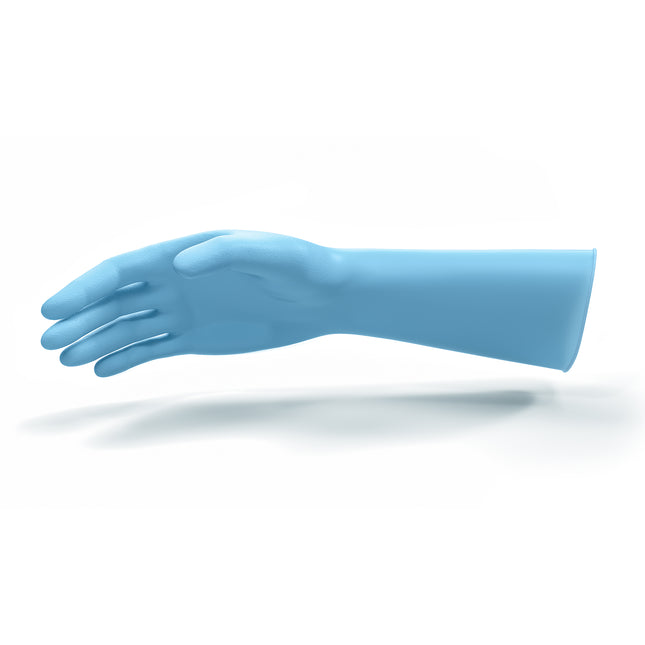 Microflex® 93–244 Non–Sterile Extra–Long Nitrile Examination Gloves Blue (XX–Large 10.5 – 11.0) x1000 pairs
