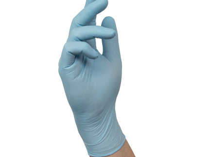 Microflex® 93–833 Non–Sterile Nitrile Examination Gloves Blue (Large 8.5 – 9.0) x250 pairs