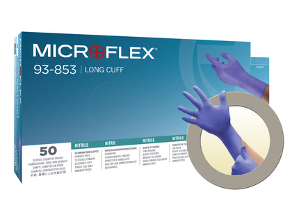 Microflex® Multi–Purpose Nitrile Examination Gloves Blue (Medium) x50 pairs
