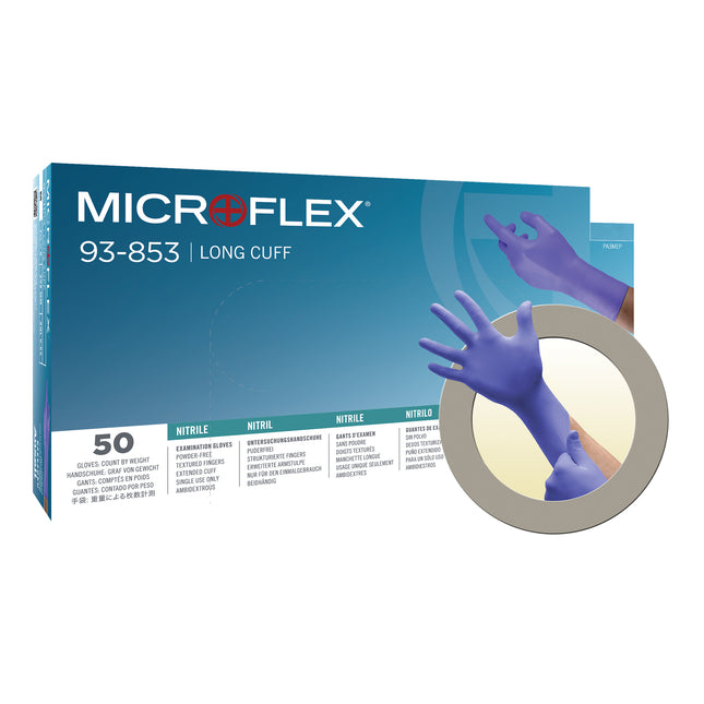 Microflex® Multi–Purpose Nitrile Examination Gloves Blue (XXX–Large) x400 pairs