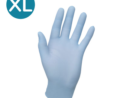Non–Sterile Accelerator–Free Nitrile Examination Gloves Blue (X–Large) x150 pairs