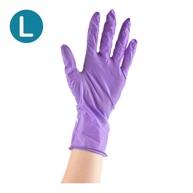 Safeskin® Nitrile–XTRA® Non–Sterile Nitrile Examination Gloves Purple (Large) x100 pairs